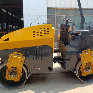 Rullo compressore famoso cinese 1t 2t 3t 4t 6t 8t 10t rullo compattatore a doppio tamburo produttore rullo compattatore del suolo - Product Image 4