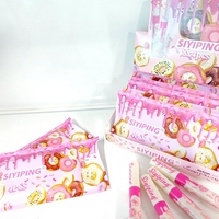 Siyiping OEM Private Label Cosmétiques Tubes ronds de brillant à lèvres Donut Liquide hydratant durable Rouge à lèvres doux Vente en gros