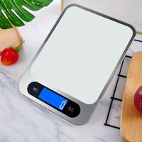 Balance alimentaire numérique à clé tactile usb haute précision, balance en verre trempé pour cuisine