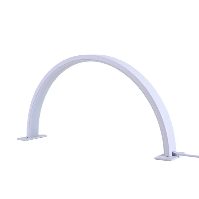 Simple modern beauty and nail desktop arched lighting manicure lamp half moon shaped nail enhancement LED table lamp