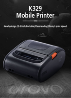 Aplikasi Desain Label Visual UROVO K329 Printer Portabel 80mm Mendukung ZPL TSPL ESC/POS untuk Logistik Ritel