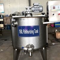 Méthode de chauffage Gaz 40 Litres Plaques Pasteurisateur Machine de pasteurisation du lait