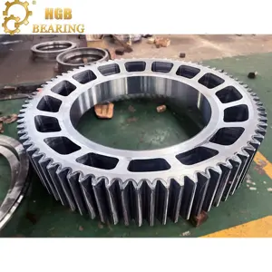 Large good top product quality Girth gear for rotary kiln customized forged ring gear rotary klin girth gear wheel