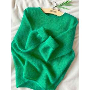 เสื้อสเวตเตอร์คอกลมทรงหลวมสีแอพริคอตสำหรับผู้หญิง - Product Image 5