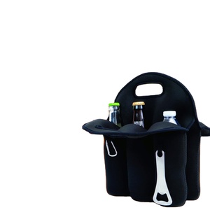 Six Pack Beer Tote with <b>Bottle</b> Opener Insulated <b>Bottle</b> <b>Cooler</b> Beer Holder 6 Pack Beer Neoprene <b>Cooler</b> <b>Bag</b> - Product Image 4