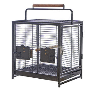 En iyi fiyat ferforje akrilik büyük kuş kafesi katlanır kuş yetiştiriciliği asılı düğün için akrilik ispinozları içeren standı - Product Image 2