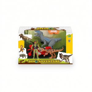 Juego de juguetes de dinosaurios Dino Adventure con figuras y vehículo 29x18x11 cm para niños mayores de 3 años - Product Image 2