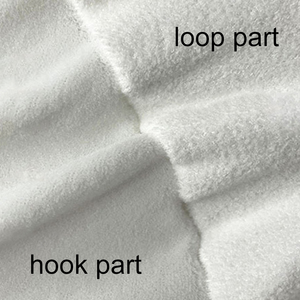 Fabrika Toptan Özel Yüksek Kaliteli 200gsm Yumuşak Sessiz Yeniden Kullanılabilir Nefes Alabilen Cırtlı Kumaş - Product Image 2