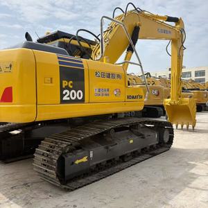 รถขุดไฮดรอลิกแบบตีนตะขาบมือสองจากญี่ปุ่น ยี่ห้อโคมัตสุ รุ่น PC200 PC200-7 PC200-8 ขนาด 20 ตัน สำหรับขาย - Product Image 1