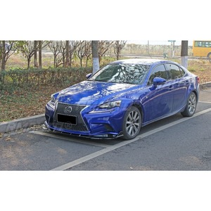 For Lexus IS 2015-2016 Car Front Bumper <b>Lip</b> <b>Splitter</b> Diffuser Body Kit Gloss Black Bumper Protector Modification Part - Product Image 5