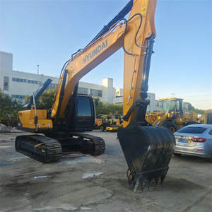 Moteur électrique écologique Hyundai 220-9s utilisé grande pelle 22 tonnes EPA certificat CE original pelle d'occasion en stock - Product Image 3