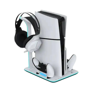 Playstation5 PS5 Slim Giao Diện Điều Khiển Làm Mát Đứng Với PS5 Phím Điều Khiển Sạc Dock LED Chỉ Số Ánh Sáng CD Lưu Trữ Khe Cắm - Product Image 1