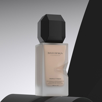 Nouveautés 2026 Mini Bouteille en Verre de Luxe avec Pompe pour Fond de Teint et Lotion