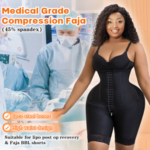 <span class=keywords><strong>Short</strong></span> <span class=keywords><strong>de</strong></span> <span class=keywords><strong>compression</strong></span> amincissant et sculptant la silhouette, taille haute, grande taille, pour <span class=keywords><strong>femme</strong></span> - Product Image 4