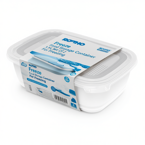 ROTHO Freeze <b>Food</b> <b>Storage</b> <b>Container</b> 1.9 L Set Of 2 For Freezing - Product Image 2