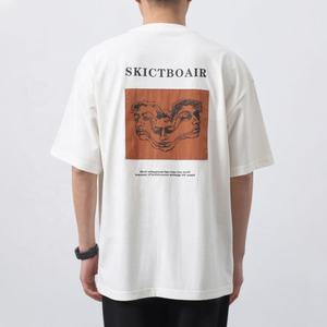 Venta al por mayor 100% algodón en blanco hombres camisetas personalizar impresión LOGO camiseta personalizada impresión camiseta bordada - Product Image 1