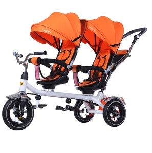 Bicicleta con <span class=keywords><strong>paraguas</strong></span> para niños, triciclo para bebés, gemelos - Product Image 5