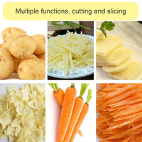 QDMECH Commercial Électrique Alimentaire Déchiquetage Carotte Chou Gingembre Oignon Julienne Tranchage Cutter Machine De Découpe