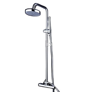 <span class=keywords><strong>Grifo</strong></span> de ducha Rozinsanitary termostático de estilo redondo de 8 pulgadas, conjunto de columna de ducha <span class=keywords><strong>con</strong></span> ducha de mano - Product Image 1