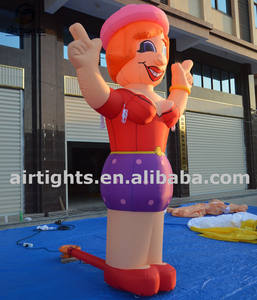 Muñecas Holandesas Decorativas <span class=keywords><strong>para</strong></span> Jardín, Globo <span class=keywords><strong>Inflable</strong></span> Gigante de Dibujos Animados de <span class=keywords><strong>Mujer</strong></span> de 3.5m de Alto <span class=keywords><strong>para</strong></span> Empresas de Alquiler - Product Image 3