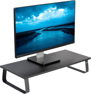 Support de moniteur en métal réglable ergonomique et étanche, rehausseur de bureau <span class=keywords><strong>pour</strong></span> écran/clavier/ordinateur <span class=keywords><strong>portable</strong></span>/petite télévision, rangement, étagère de rangement - Product Image 1