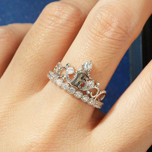 <span class=keywords><strong>Anello</strong></span> Corona da Regina per Quinceañera, Regalo di Anniversario, Decorazione Hip Hop per Torte, Zircone 5A da 3mm, 2.5mm e 2mm - Product Image 6