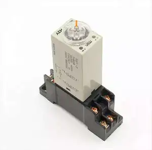 H3Y-2 AC 220V Delay Timer Waktu Relay 0 - 30 Menit/Detik dengan Dasar