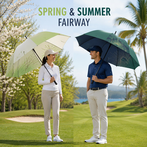 Custom 4 Seasons Golf <b>Umbrella</b> Spring Summer Autumn Winter Canopy Design <b>Windproof</b> Promotional Golf <b>Umbrella</b> - Product Image 6