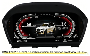 Navigation automobile, tableau de bord standard de 10 pouces, tachymètre pour BMW Série 1 F20, fonctionnalité HUD, connectivité par fibre optique - Product Image 3