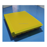 Vente Flash Direct Usine Plaque Époxy G10 1,0 mm Jaune FR4 Plaque en Fibre de Verre Époxy