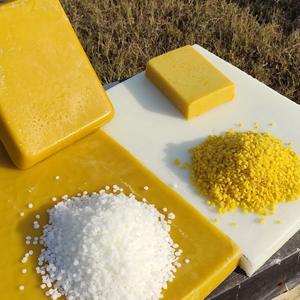 卸売りバルク蜜蝋食品グレードリップスティックワックスイエローホワイト顆粒リップスティックワックスボトルキャンディーソフトカプセル原料本物 - Product Image 2