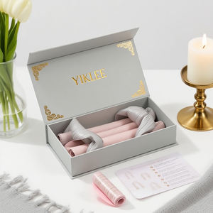 Kunden spezifisches Logo Haarband Badeset Leere Box Haarmassage-Kit Papier box Ätherisches Öl Haarpflege set Magnet verpackungs box - Product Image 5