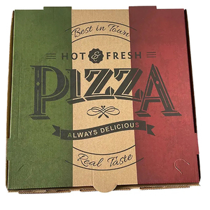 Design personalizzato scatola di pizza 6 7 8 9 10 11 12 13 14 15 16 17 18 <span class=keywords><strong>19</strong></span> pollici scatola di imballaggio della pizza ondulata per il ristorante - Product Image 1
