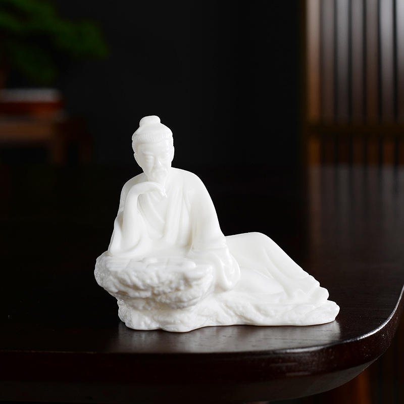 หมากรุก (Lu Yu) พอร์ซเลนสีขาว