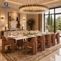 Location de mobilier de luxe pour hôtels, banquets, mariages, fêtes, table à manger en marbre, vente en gros pour maisons d'hôtes et salles événementielles