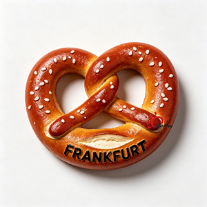 Aimant de réfrigérateur en résine personnalisé, souvenir de voyage 3D en relief, simulation de baguette française, pour boutique de cadeaux touristiques - Product Image 2
