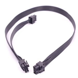 Câble d'alimentation PCI Express 8 broches vers double 6+2 broches, câble d'alimentation PCIe 8 broches 1 vers 2 pour Corsair RM1000 RM850 <span class=keywords><strong>RM750</strong></span> RM650 RM550 - Product Image 6