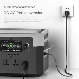 Centrale Électrique Portable 2000W avec Batterie LiFePO4, Générateur Solaire, Système Énergétique à Onde Sinusoïdale Pure 2400W - Product Image 5