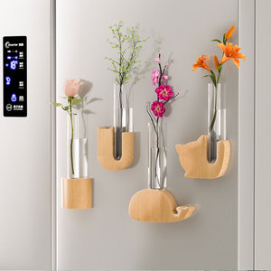 Imán Decorativo Creativo con Forma de Maceta de Flores para Refrigerador, Serie de Animales, Imanes Decorativos para <span class=keywords><strong>Pizarra</strong></span> y Paredes - Product Image 1