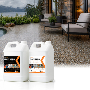 <span class=keywords><strong>Résine</strong></span> époxy transparente de qualité industrielle pour la fixation de pierres et graviers dans les revêtements de <span class=keywords><strong>sol</strong></span>, idéale pour les patios, résistante aux intempéries, vente en fût en vrac - Product Image 1