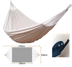Factory Direct Price <strong>Net</strong> White Canvas Outdoor <strong>Hammock</strong> - Product Image 4