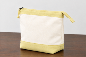 Eco Friendly Handmade Cotton Canvas <b>Mini</b> Cute Coin Purse Cosmetic <b>Pouch</b> Zipper Makeup Storage Organizer Bag Red White - Product Image 4