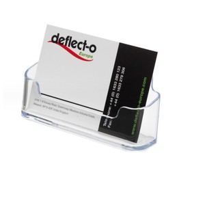 Transparent Acrylic Namecard Holder Business Card <b>Display</b> Stand for Desktop Use - Product Image 5