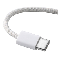 Kabel Data USB-C ke Type-C 60W PD Super Fast Charging 1M 2M untuk Ponsel, Warna Macaron, Kabel Type-C Berlapis Nilon