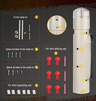 Guide de remorque de bateau-sur des lumières de guide de tuyau de poteau LED DOT submersible