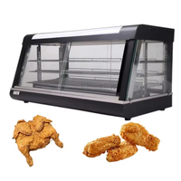 Vente en gros de produits alimentaires de haute qualité moins cher Vitrine chauffée Réchauffeur d'aliments Vitrine de réchauffement d'aliments