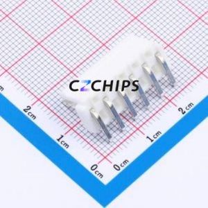 ZX-VH3.96-6PWZ Wire-to-Board Pin Header Bent Lead Through Hole,P=3.96mm Connector 1x6P 3.96mm Right Angle Insert VH - Product Image 2