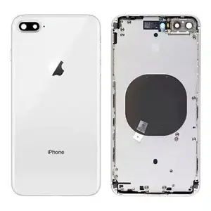 Funda Media con Tapa Trasera para iPhone 8 Plus Blanca - Product Image 1