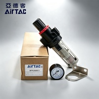 Régulateur de pression avec filtre AirTAC série BFR, unité de traitement d'air comprimé pneumatique avec cuve de protection métallique
