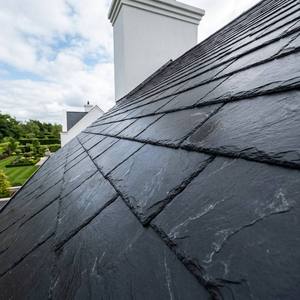 Tuile de toit en composite léger HDPE à <span class=keywords><strong>prix</strong></span> d'usine, installation facile, alternative à la pierre naturelle, étanche pour la rénovation de toitures - Product Image 1